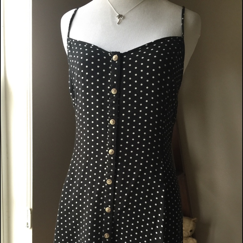 Polka Dot Dress with Tie Back